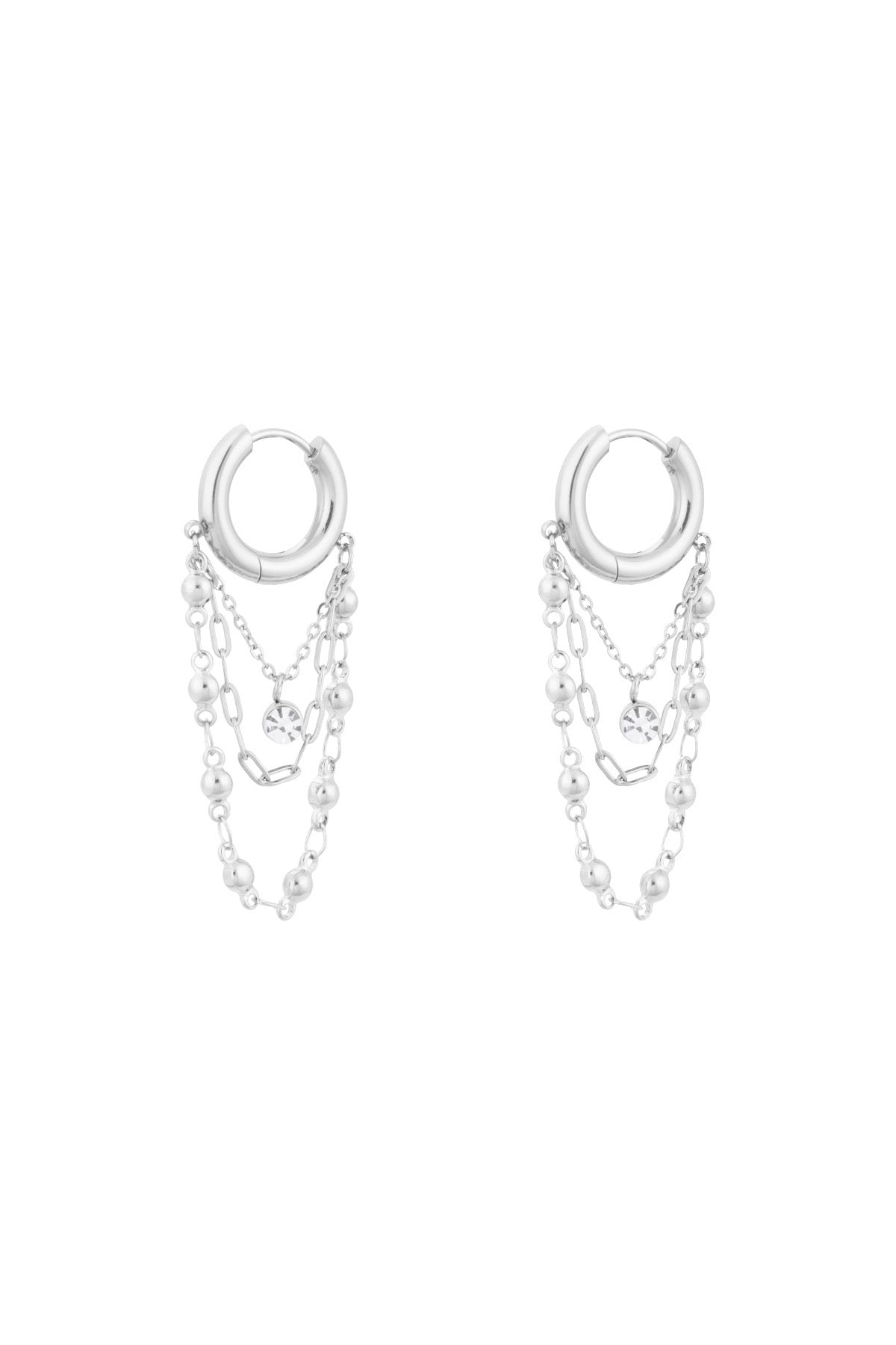 Chained up earrings