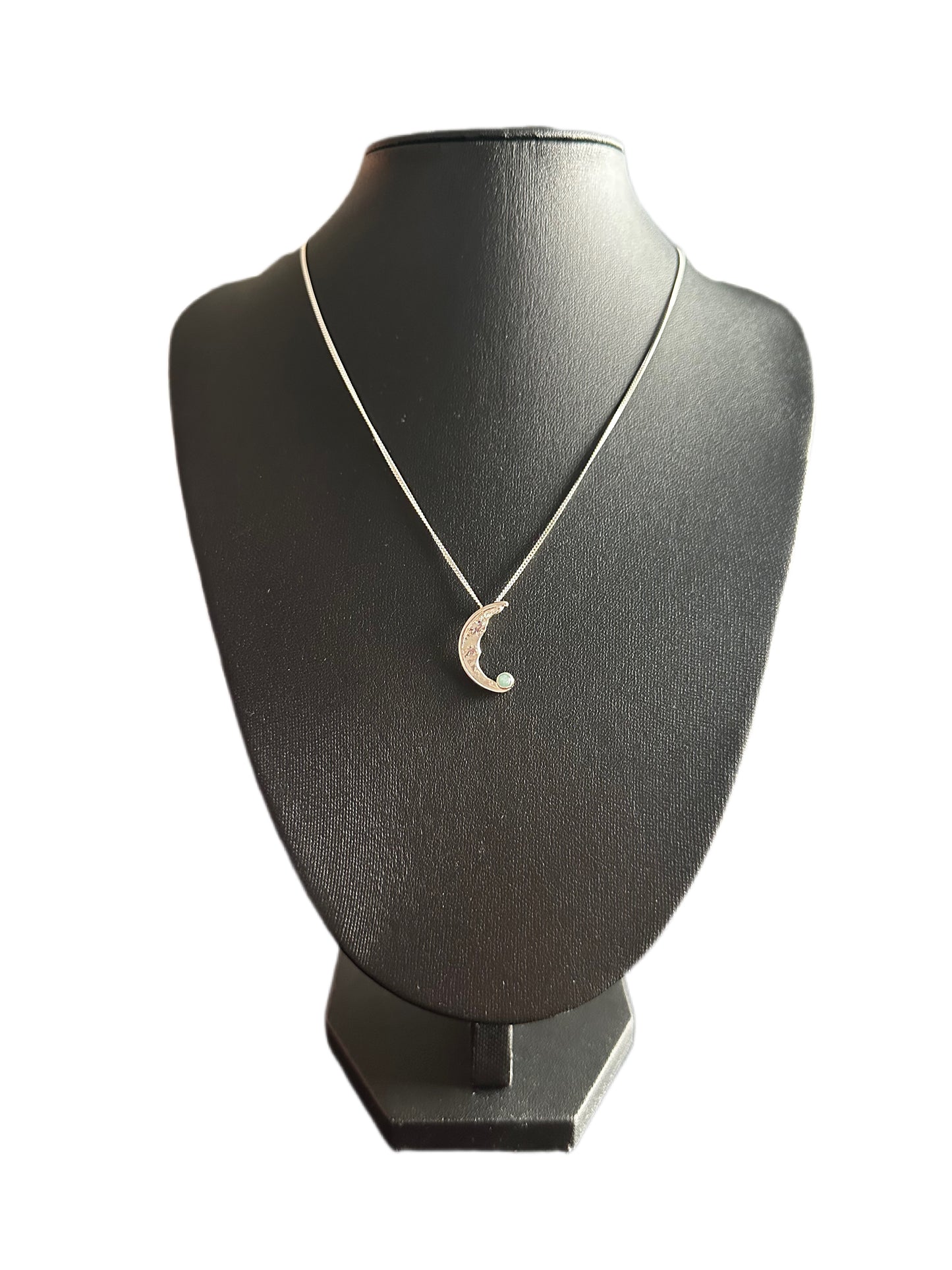 Crescent Moon Necklace by Nektaria Saiti