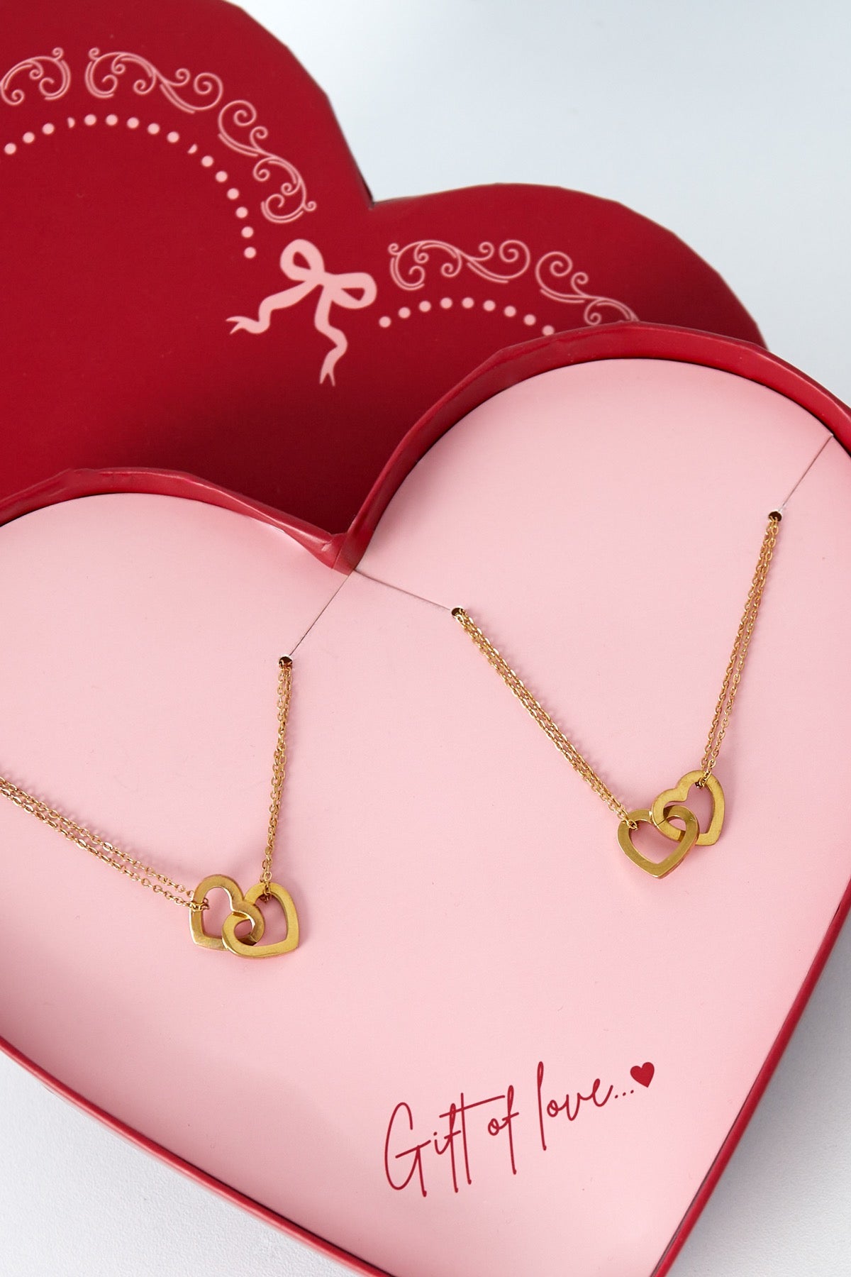 Gift of love heart bracelets