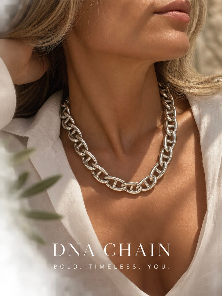 DNA chain necklace