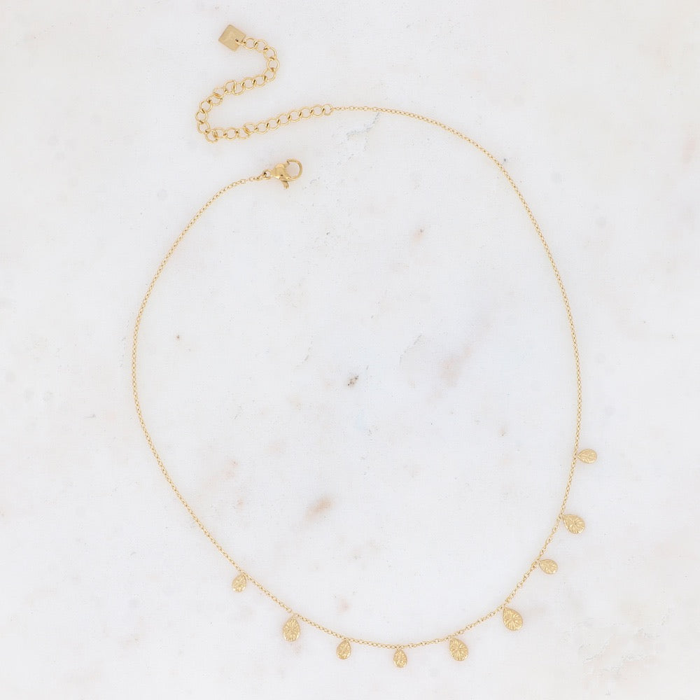 Drop shaped necklace