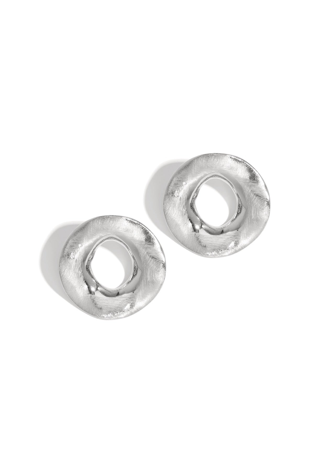 Circle Stud Earrings