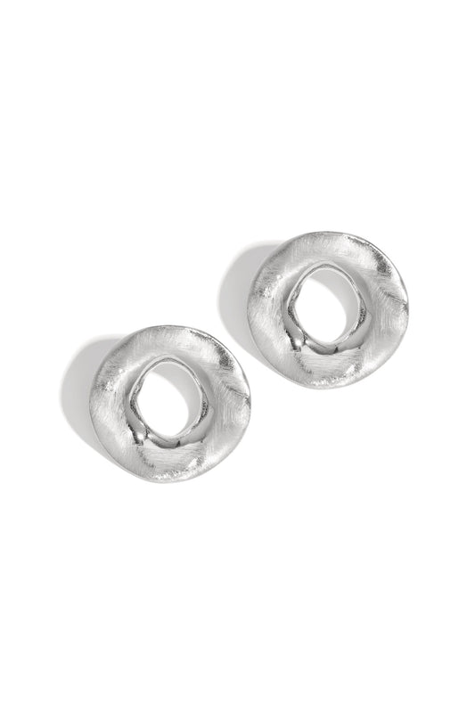 Circle Stud Earrings