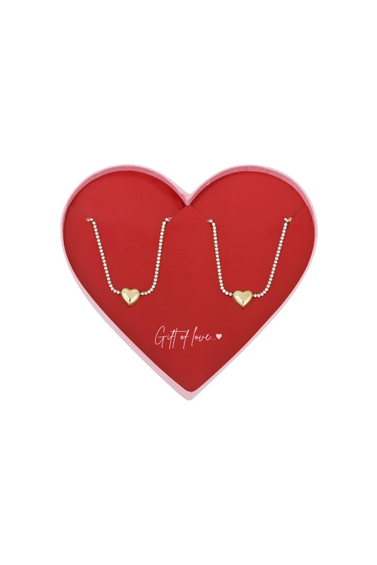 Gift of Love heart bracelets