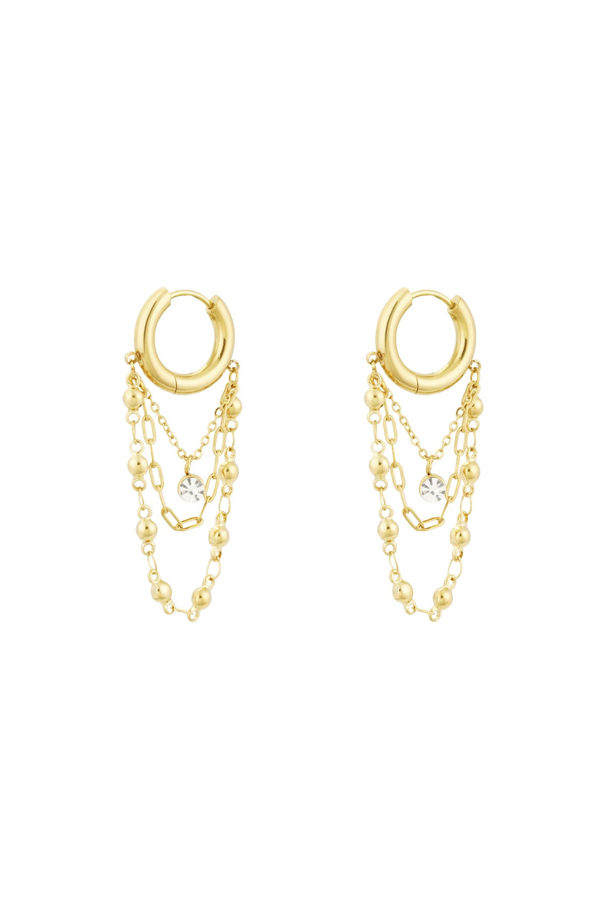 Chained up earrings