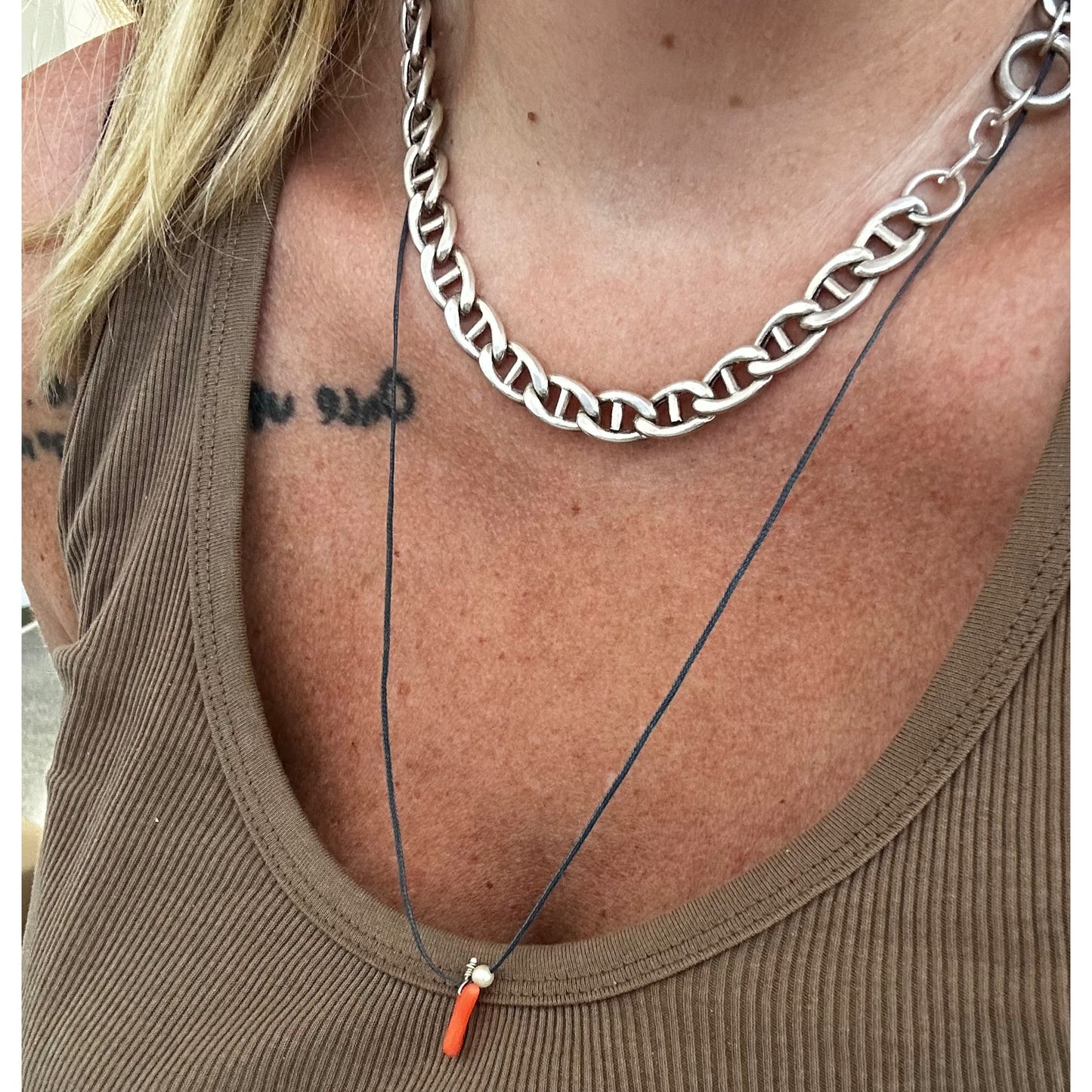 DNA chain necklace