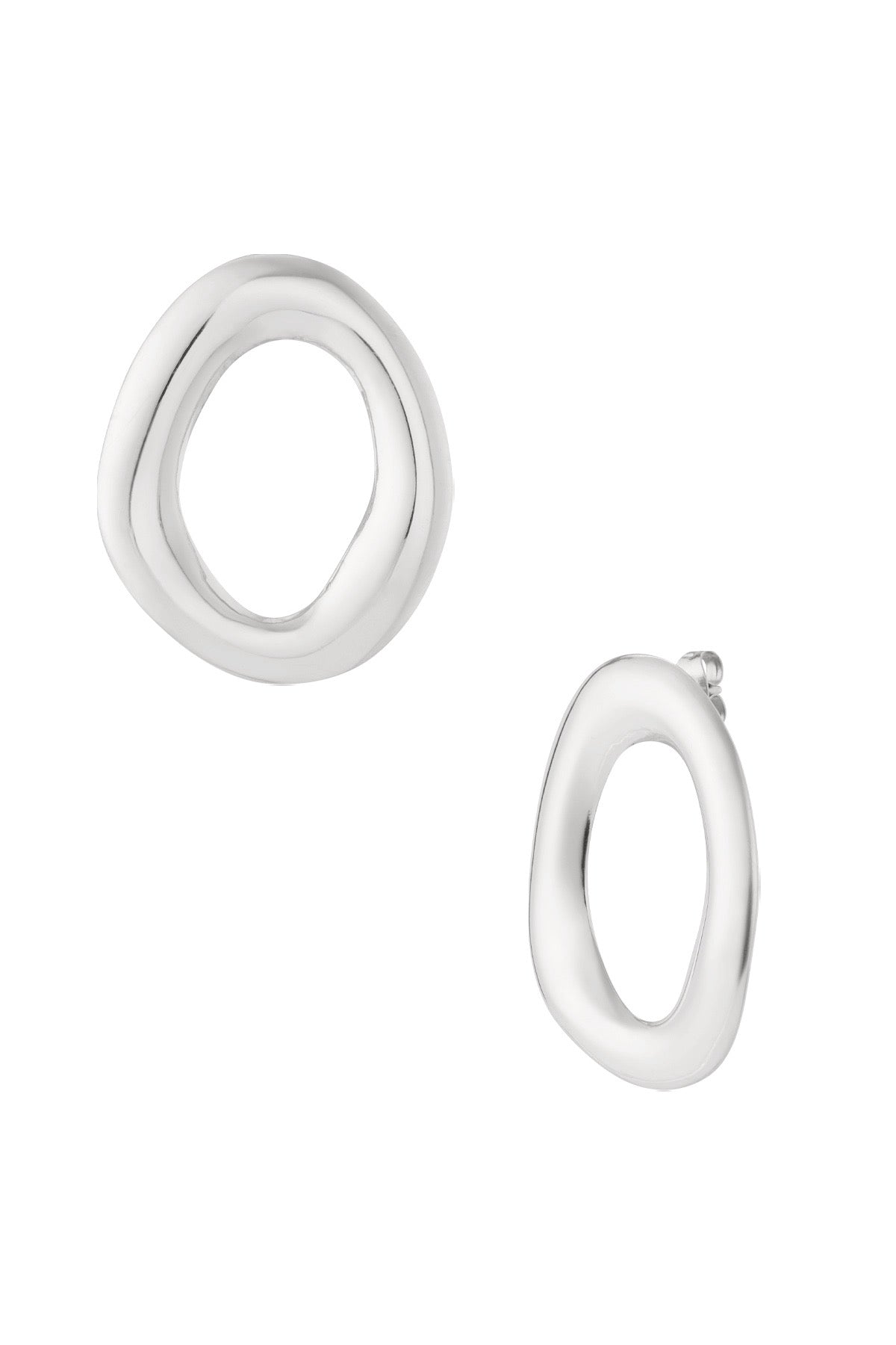 Oasis Oval Stud Earrings