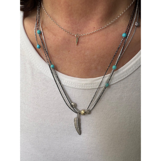Boho Feather Necklace