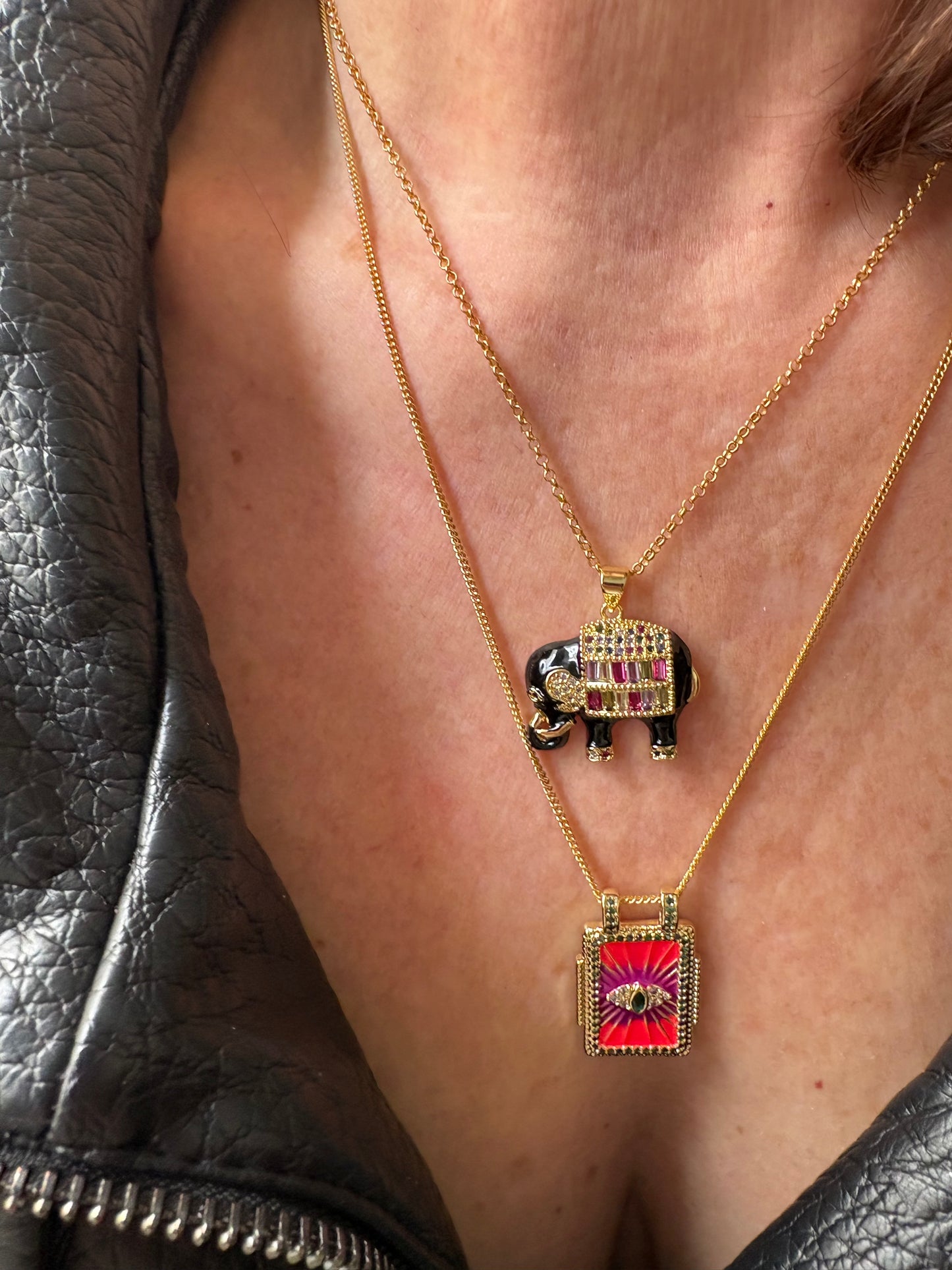 Elephant Pendant Necklace