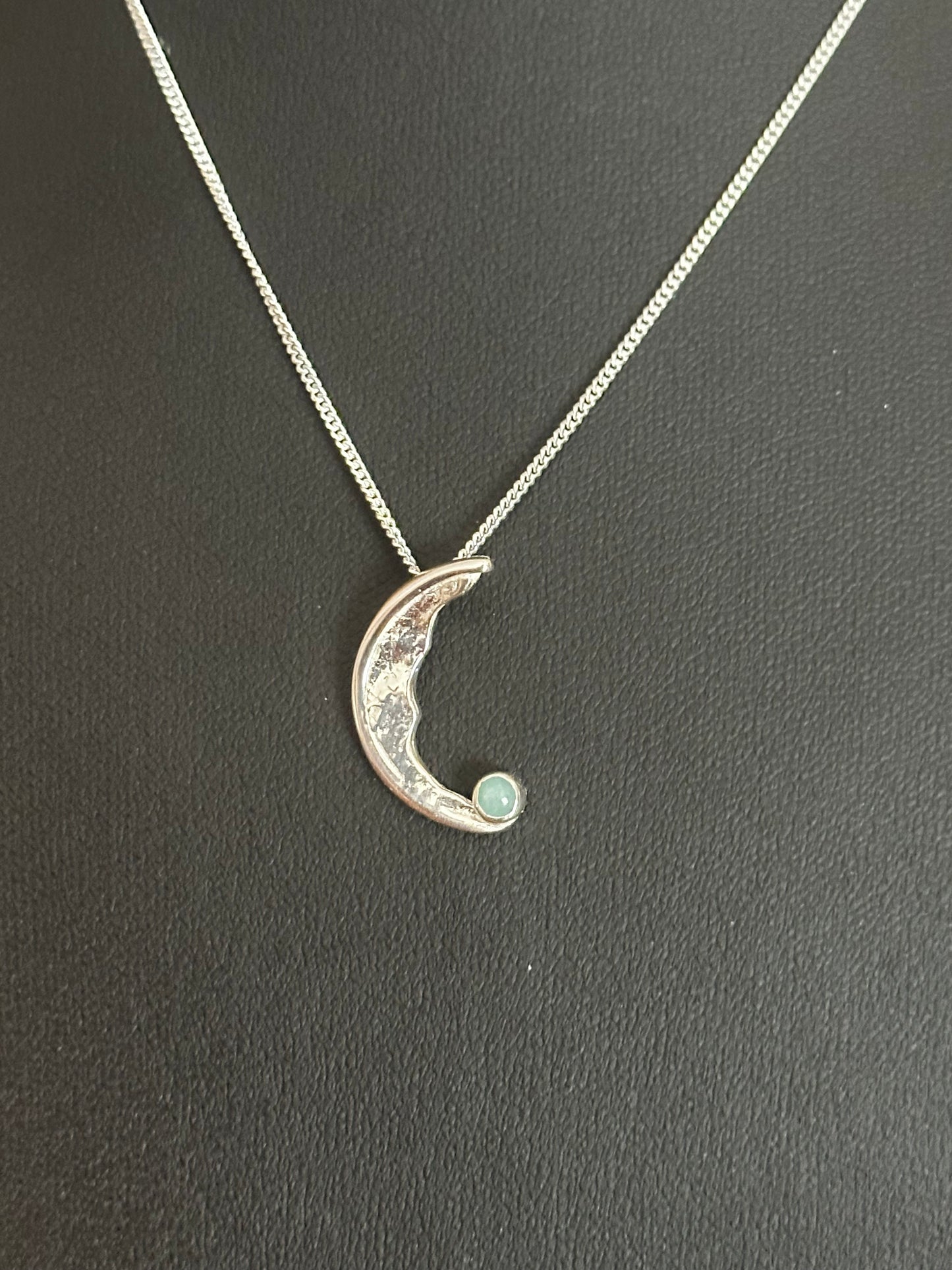 Crescent Moon Necklace by Nektaria Saiti
