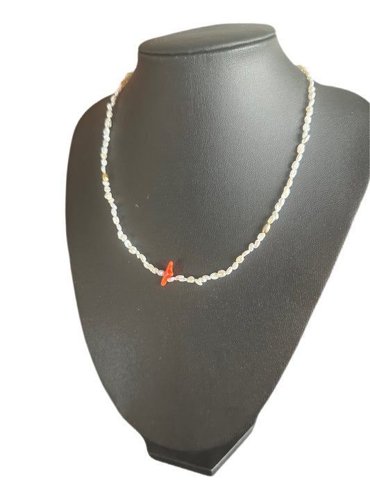 Pearls harmony with Coral