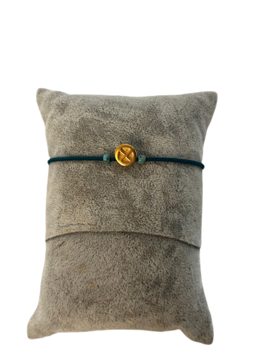 Ancient Coin of Kea Bracelet by Nektaria Saiti