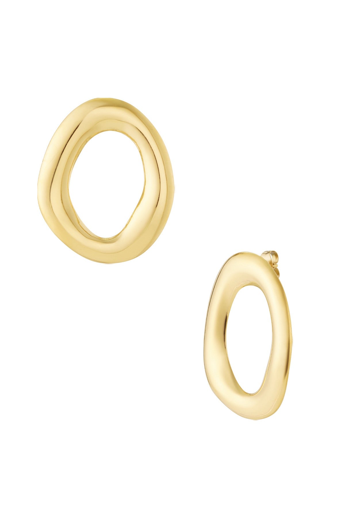 Oasis Oval Stud Earrings