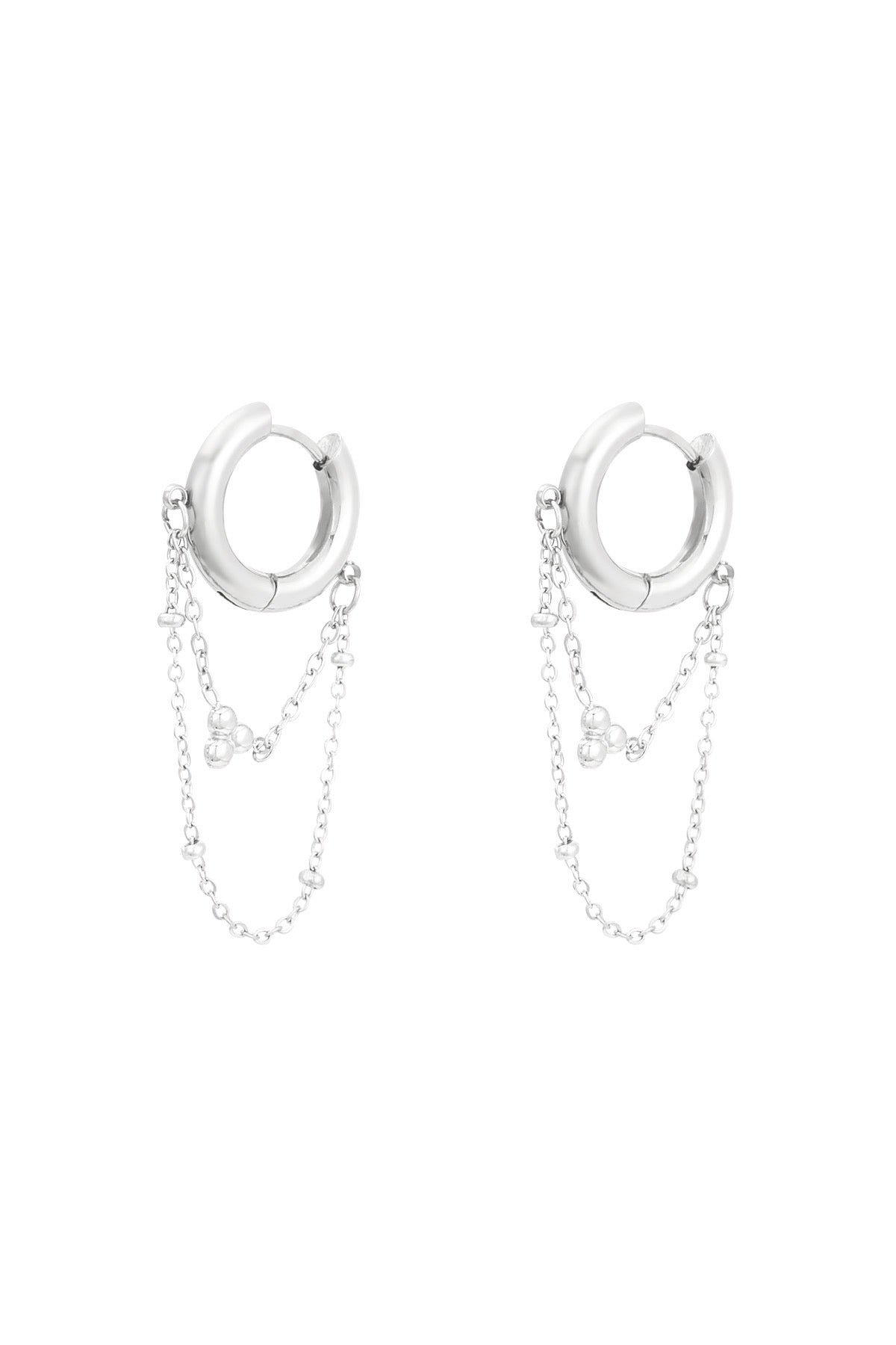 Modern drop earrings