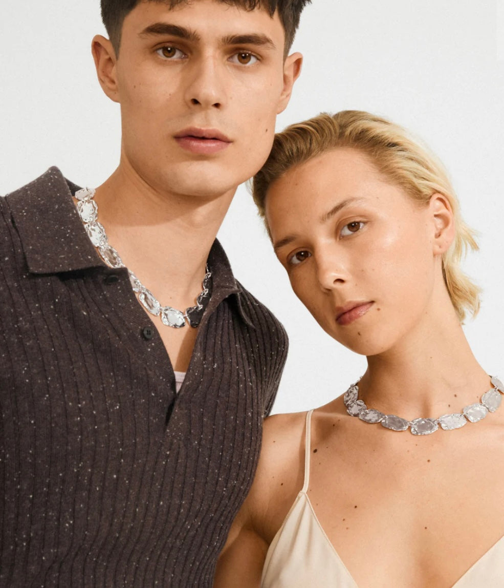 SHIFT necklace silver-plated