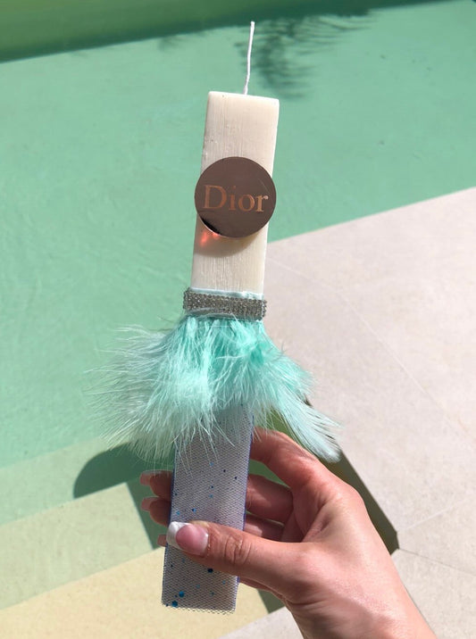 Λαμπάδα Τιρκουάζ Plexiglass