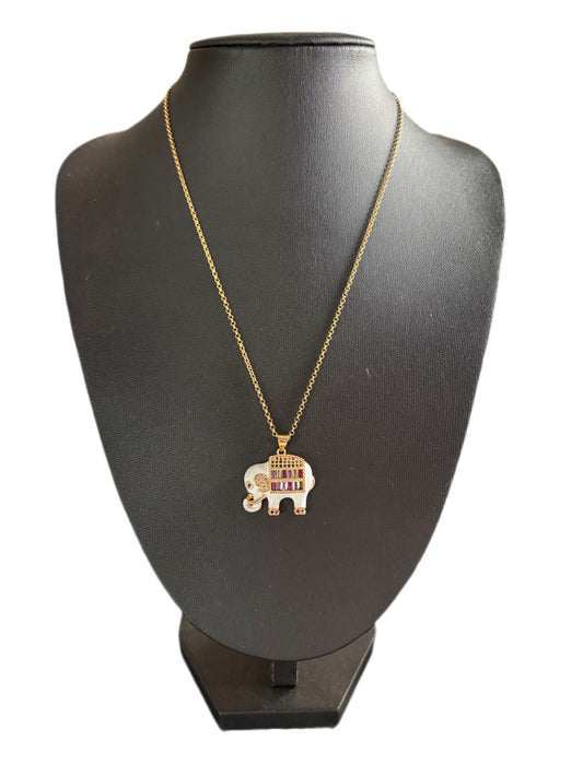 Elephant Pendant Necklace