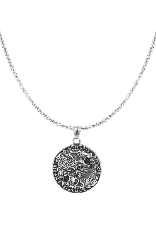 Tiger coin  necklace