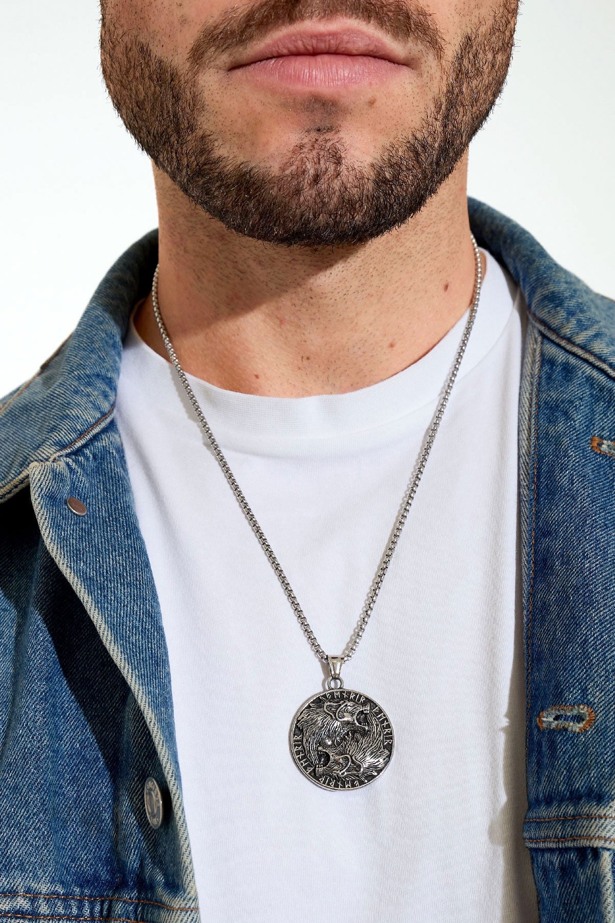 Tiger coin  necklace