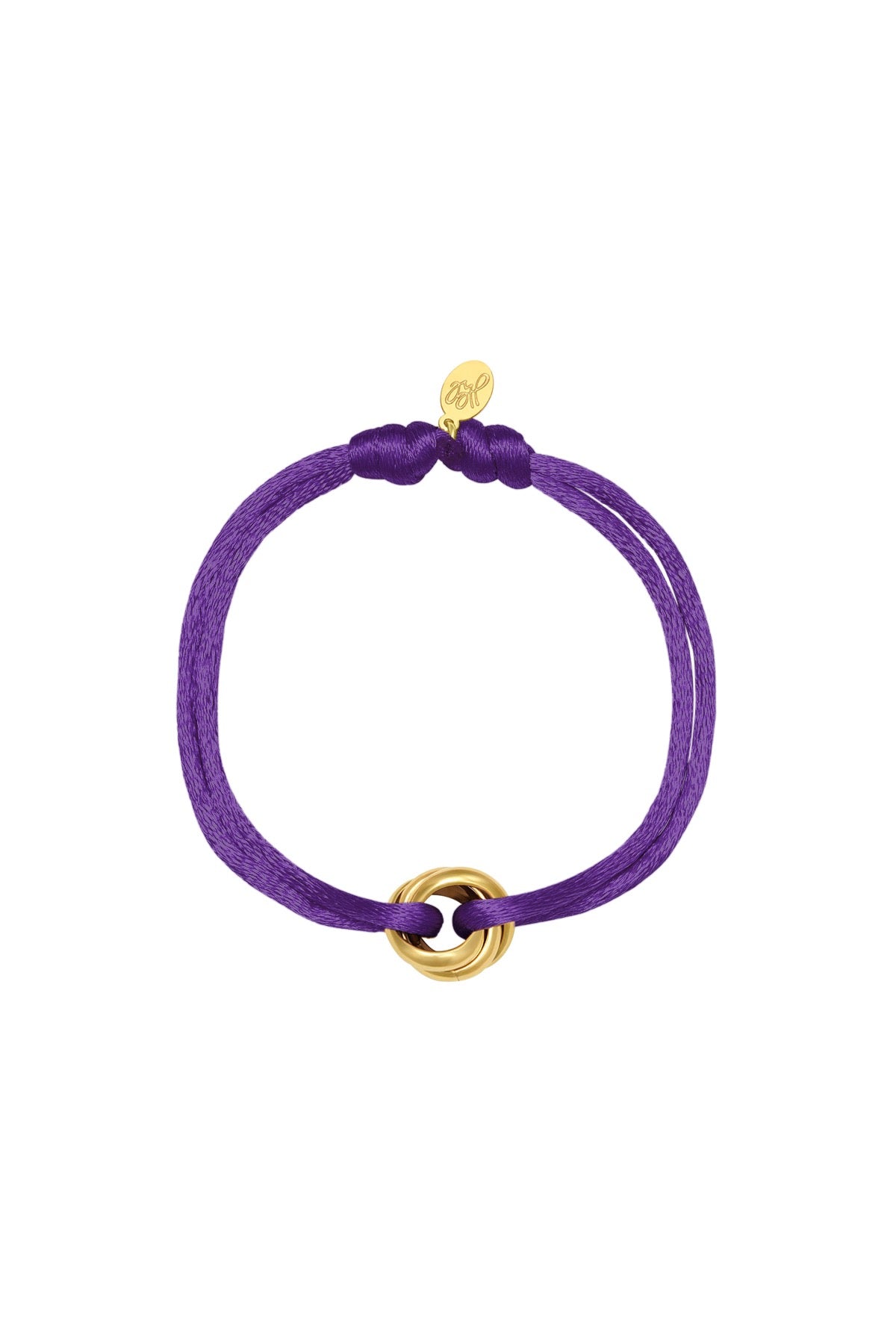 Satin knot bracelet