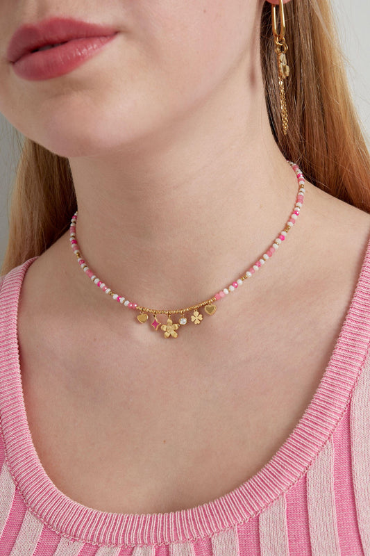 Colorful Necklace Summer Love