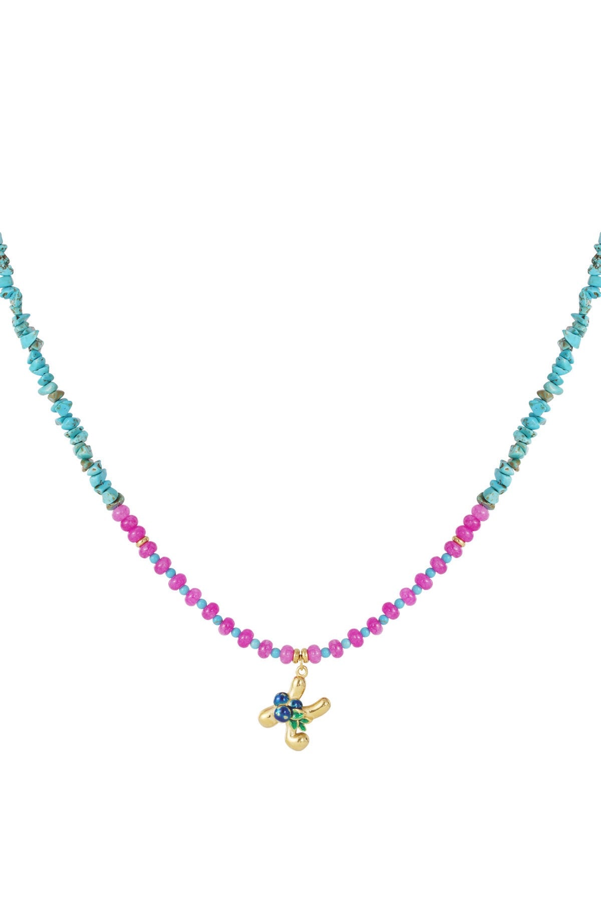 Happy Beads Initial Necklace