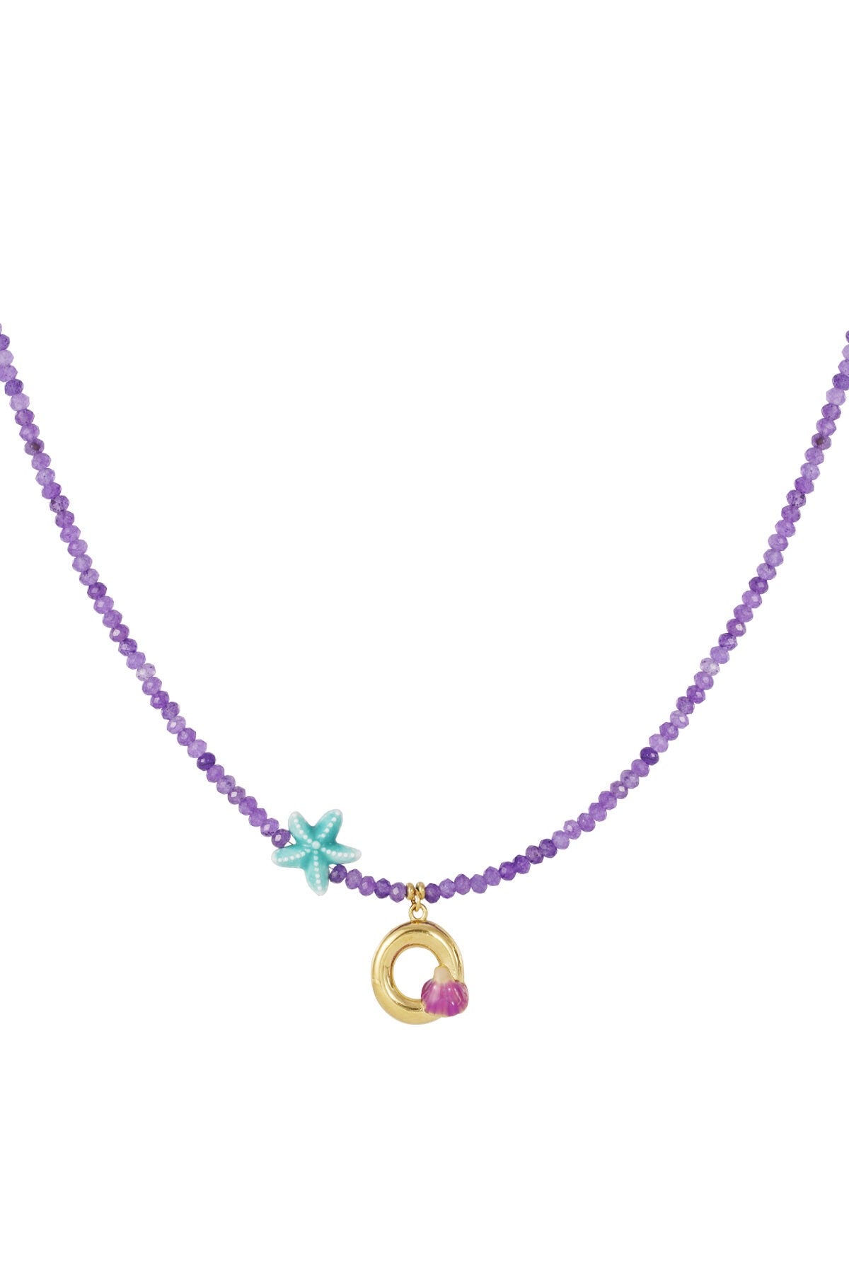 Happy Beads Initial Necklace