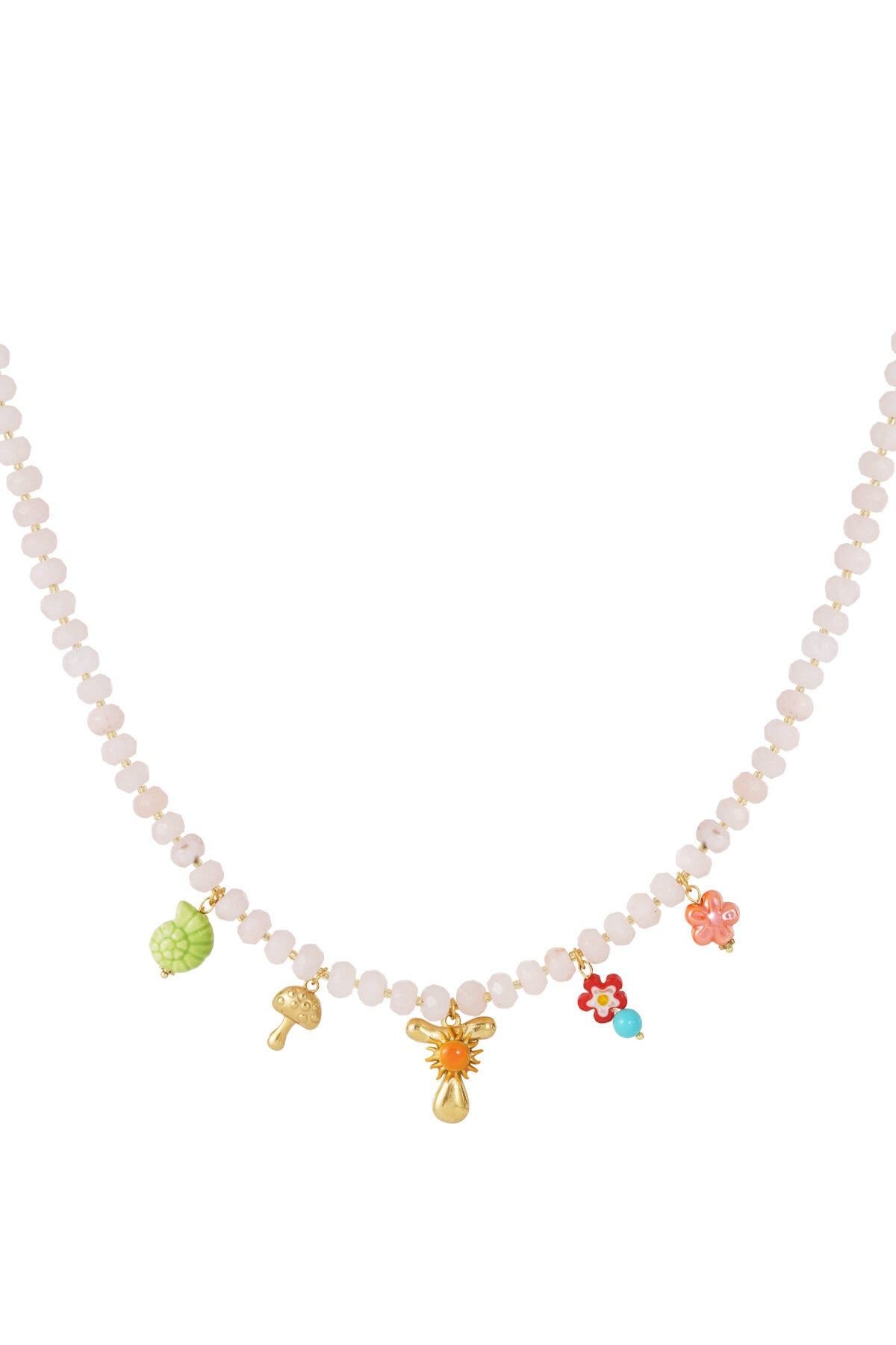 Happy Beads Initial Necklace