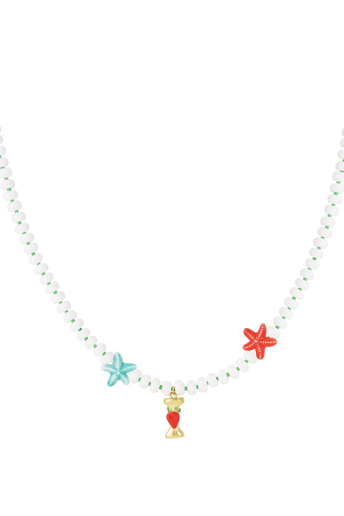 Happy Beads Initial Necklace