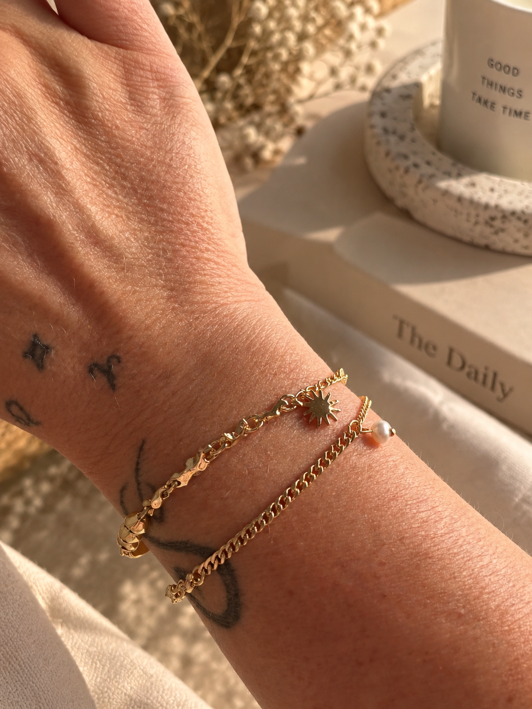 Soleil Pearl Bracelet