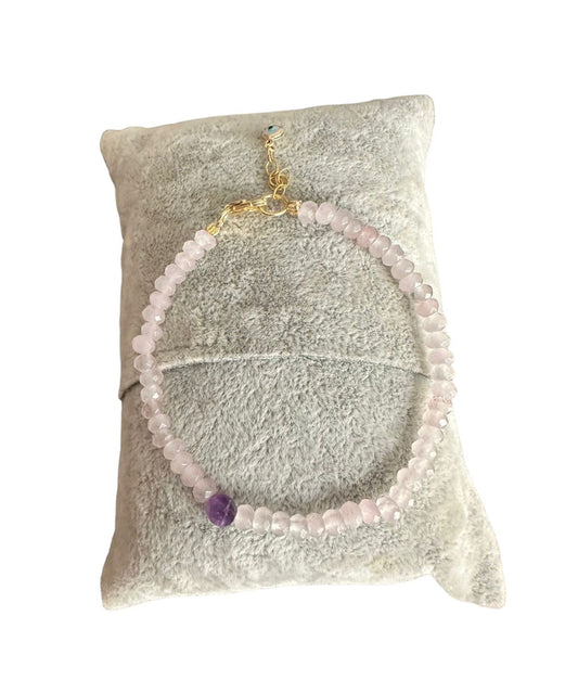 Rose quartz bracelet