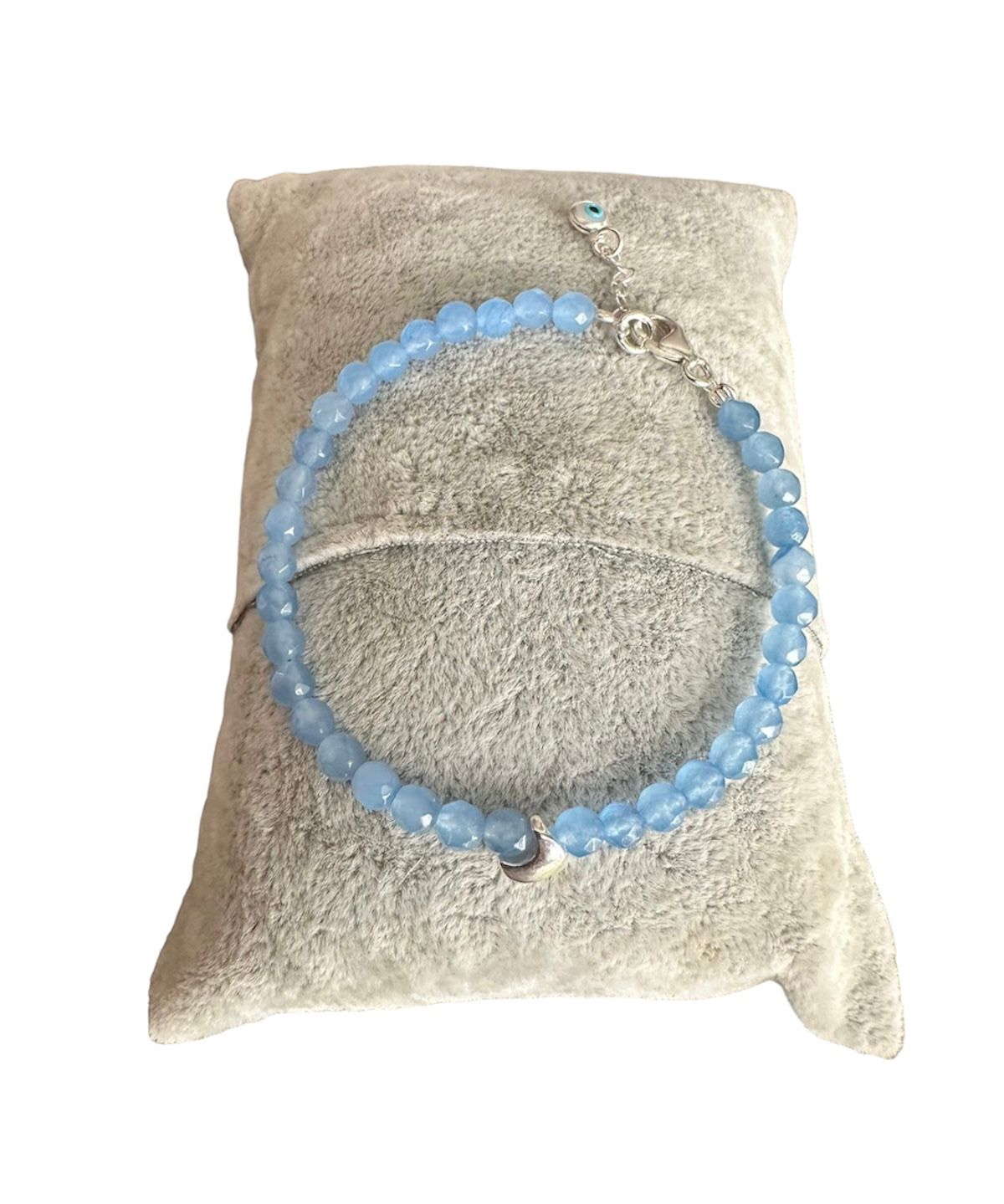 Blue jade bracelet