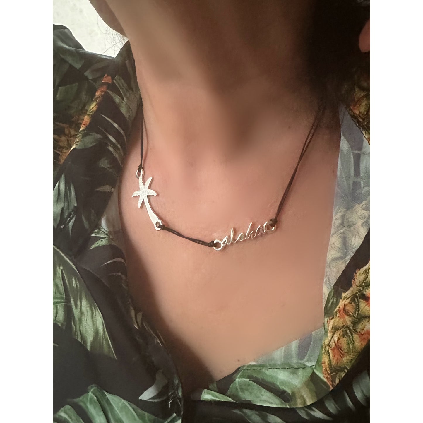 Aloha Palm Tree Necklace