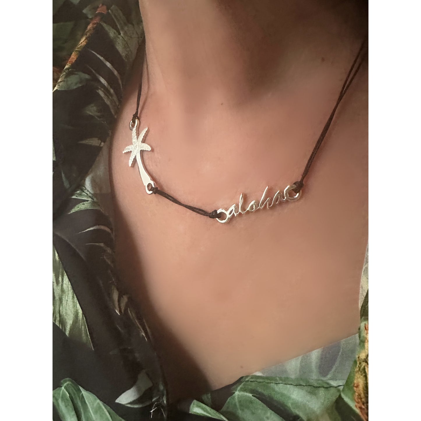 Aloha Palm Tree Necklace