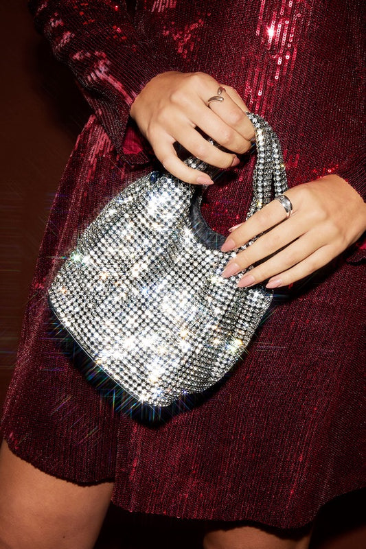 Elegant solid color small handbag