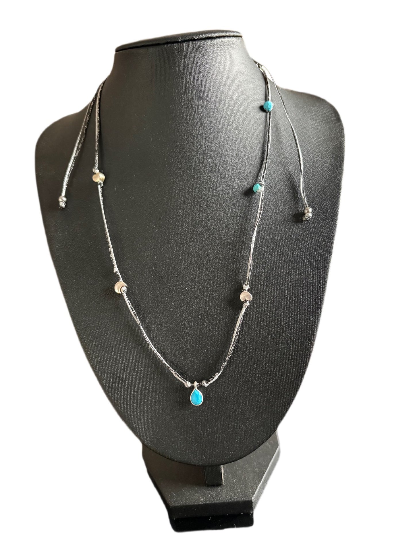 Blue turquoise harmony necklace