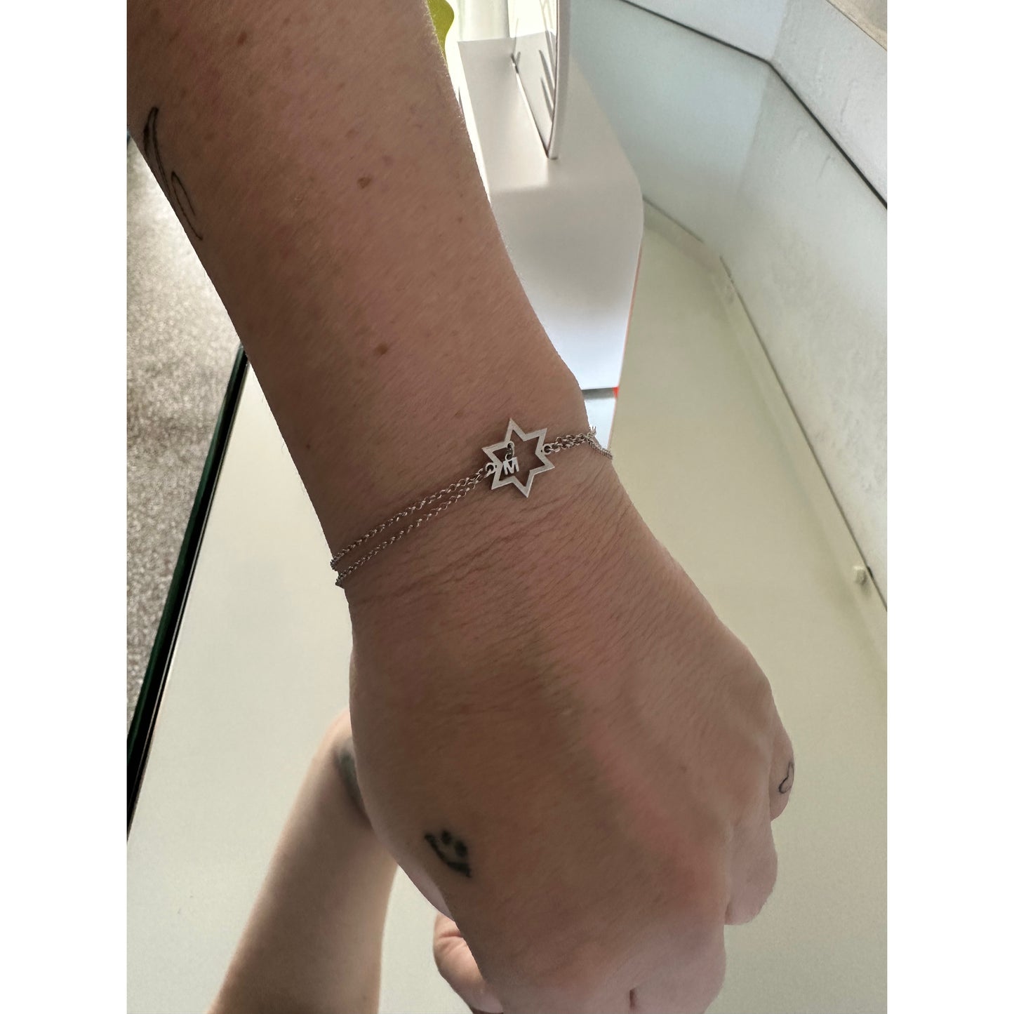 Star Initial Bracelet