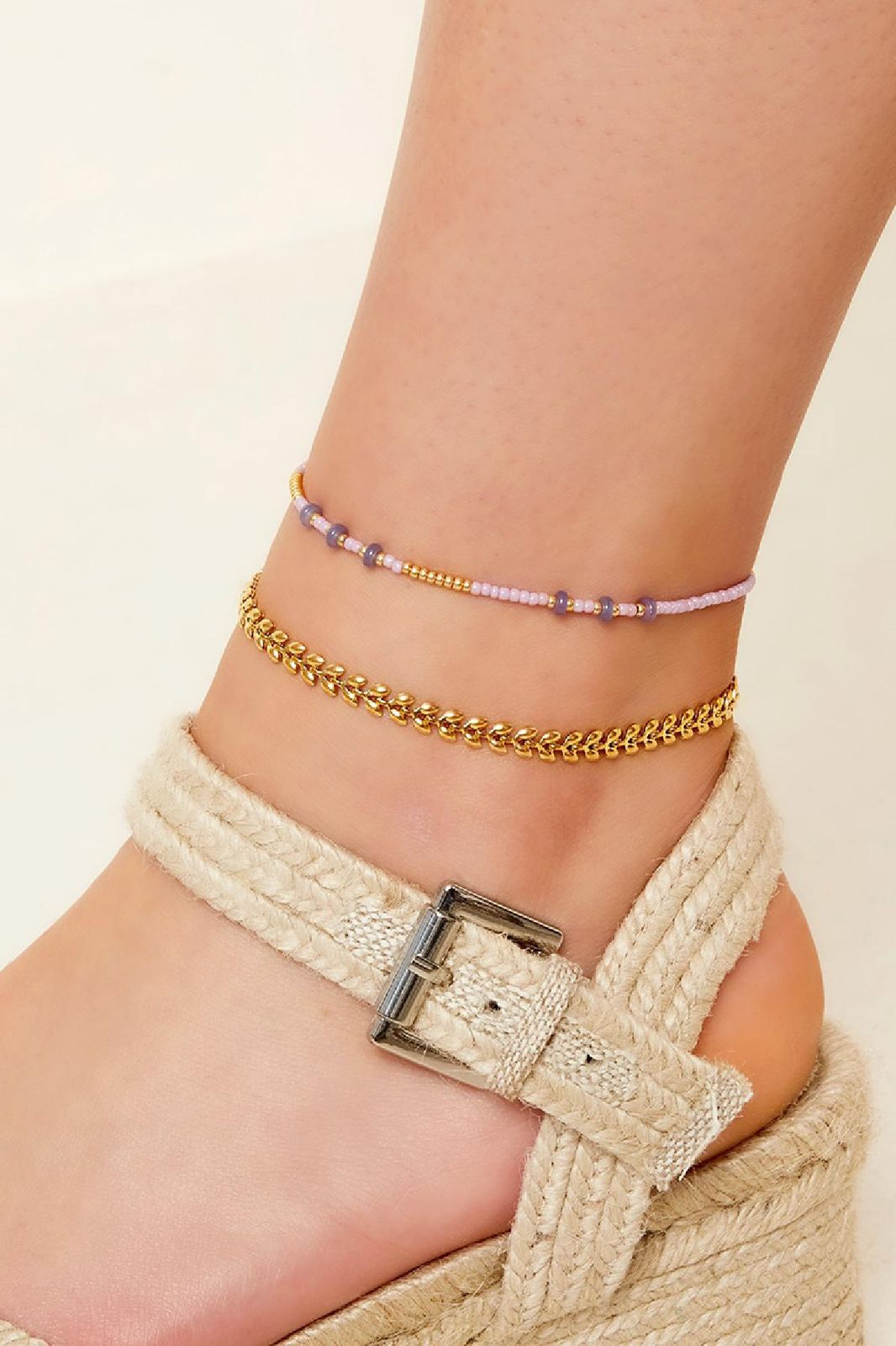 Leafs anklet